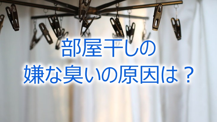 部屋干しの嫌な臭いの原因は？